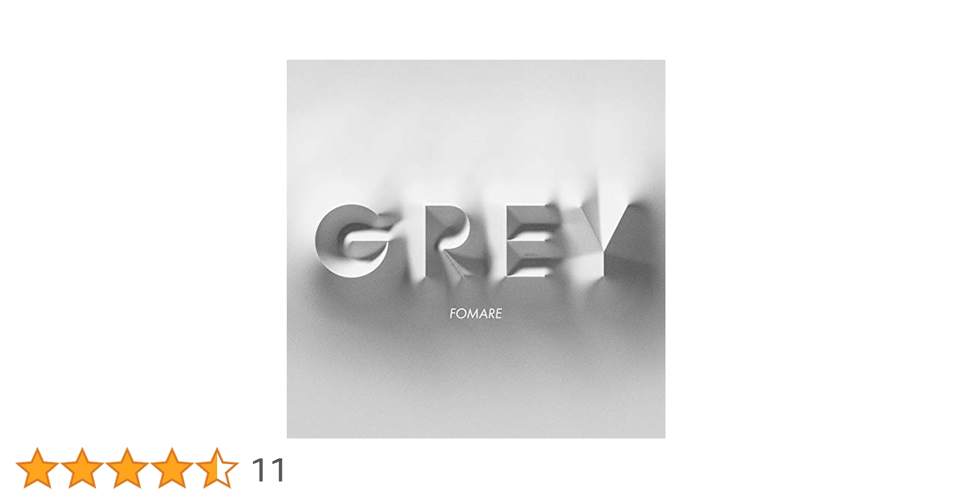 FOMARE アルバム Amazon.co.jp: Grey (通常盤) - FOMARE: ミュージック
